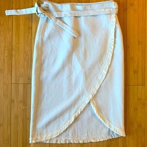 Reformation Balboa Wrap Linen Skirt. Never Worn!!